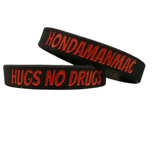 Hugs No Drugs Wristband